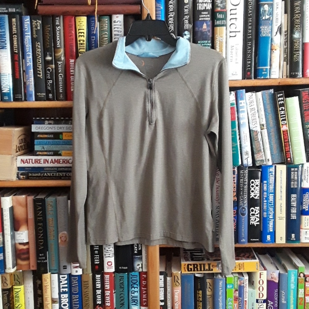 1/4 zip up Moonstone pullover